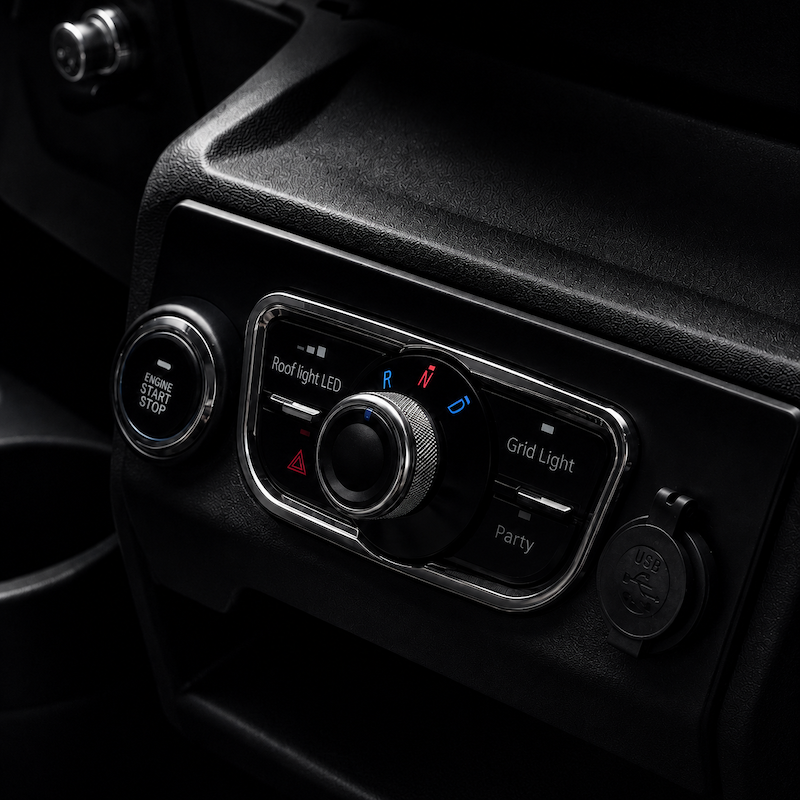 RÔVA cockpit and dashboard detail